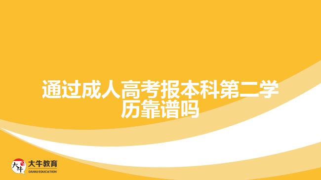 通過成人高考報本科第二學(xué)歷靠譜嗎