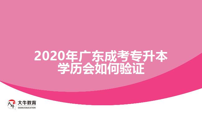 2020年廣東成考專升本學(xué)歷會如何驗(yàn)證