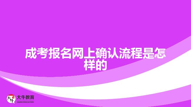 成考報(bào)名網(wǎng)上確認(rèn)流程是怎樣的