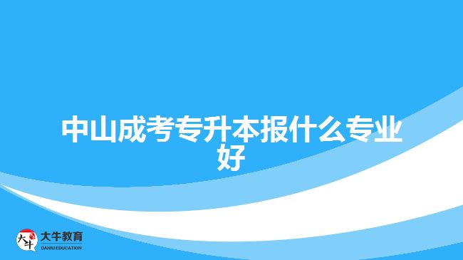 中山成考專升本報(bào)什么專業(yè)好