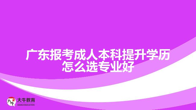 報考成人本科提升學(xué)歷怎么選專業(yè)好