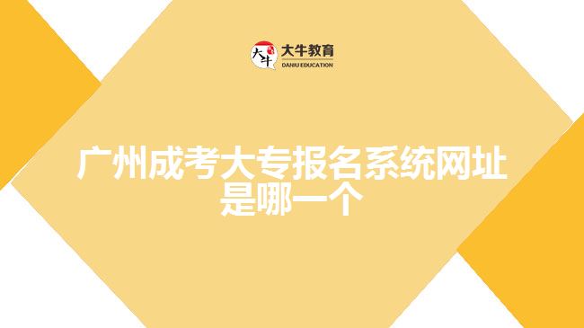 廣州成考大專報(bào)名系統(tǒng)網(wǎng)址是哪一個(gè)