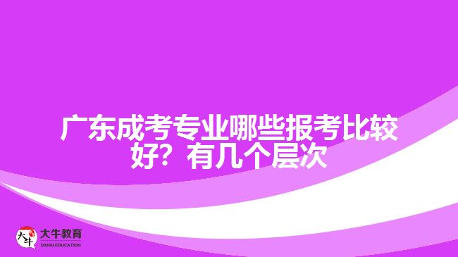 廣東成考專業(yè)哪些報(bào)考比較好？