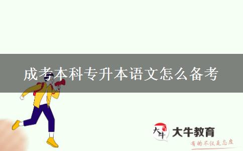 成考本科專升本語文怎么備考