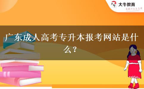 廣東成人高考專升本報(bào)考網(wǎng)站是什么？