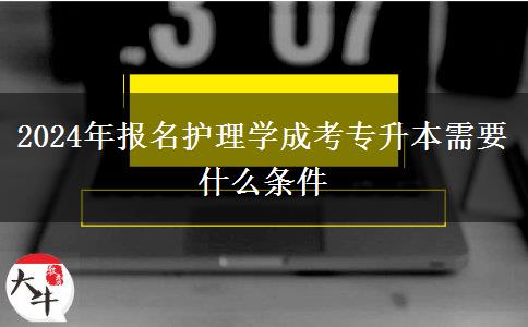 2024年報名護理學(xué)成考專升本需要什么條件