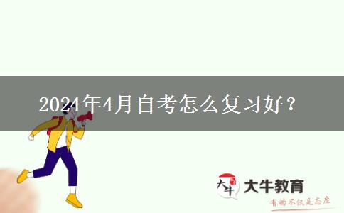 2024年4月自考怎么復(fù)習(xí)好？