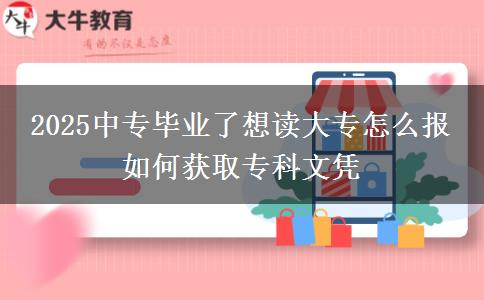 2025中專畢業(yè)了想讀大專怎么報 如何獲取?？莆膽{